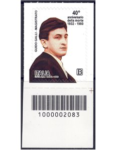 ITALY 2020 Magistrates (Guido Galli) CB 2083 aid