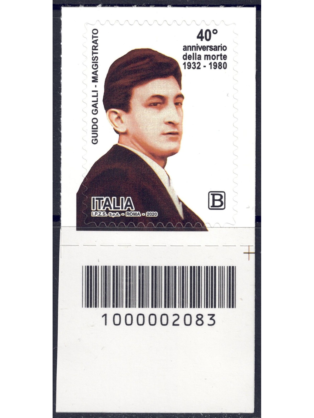 ITALY 2020 Magistrates (Guido Galli) CB 2083 aid
