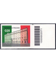 ITALY 2020 Italian Presidency of the G20 CB 2071 asd