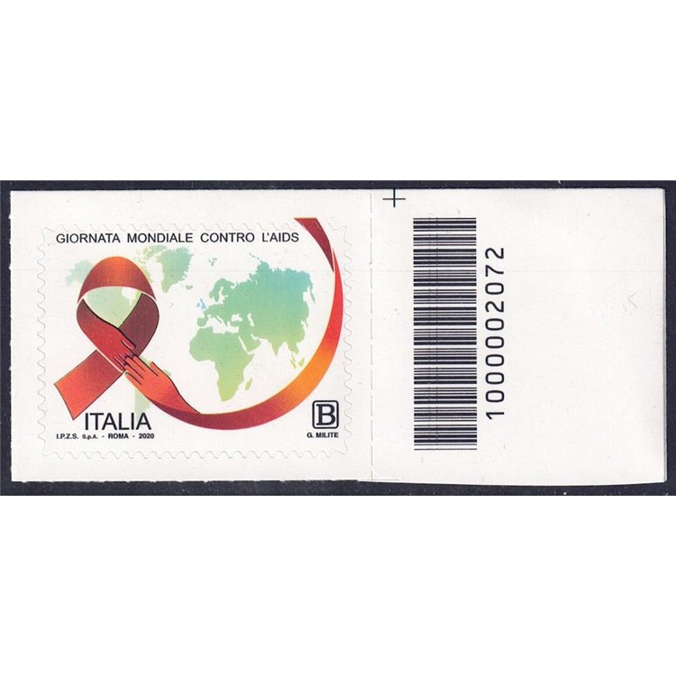 ITALY 2020 AIDS Day CB 2072 asd