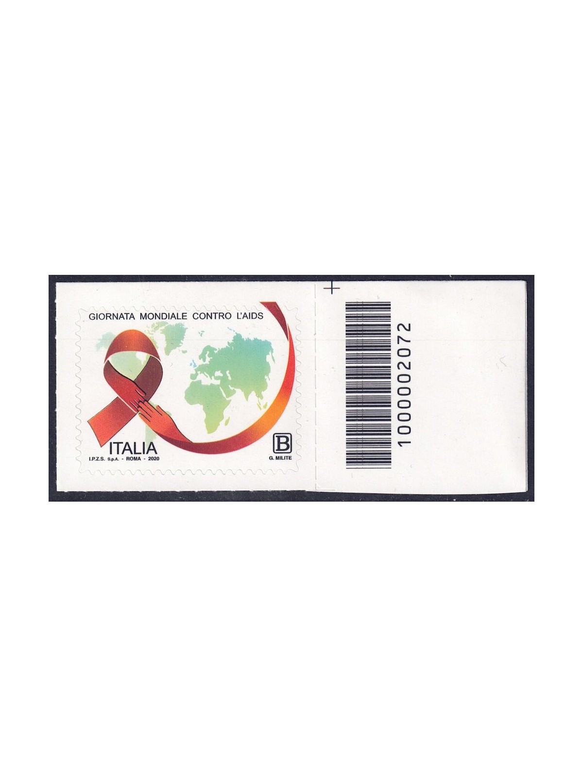 ITALIA 2020 Giornata per la lotta all’AIDS CB 2072 asd