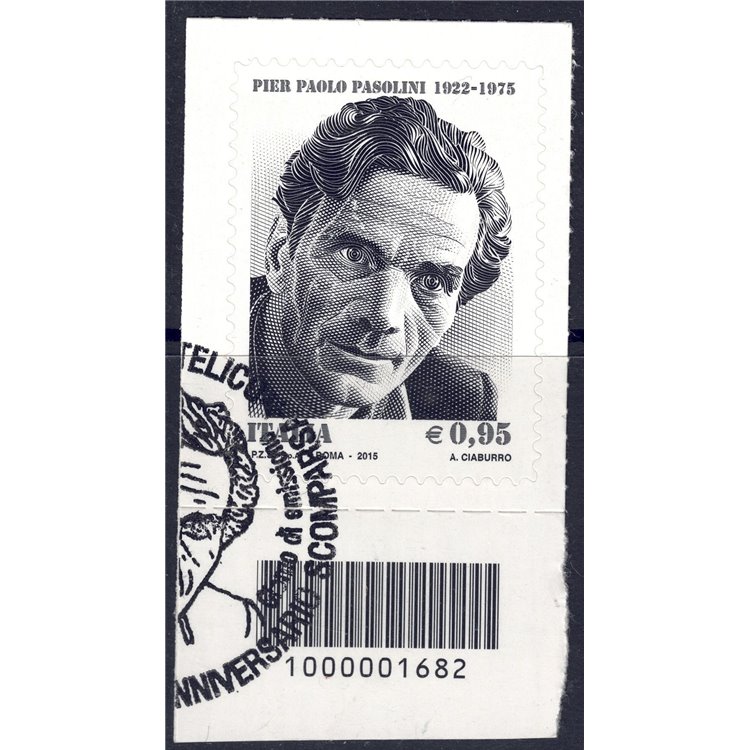 ITALY 2015 Pier Paolo Pasolini CB 1682 used