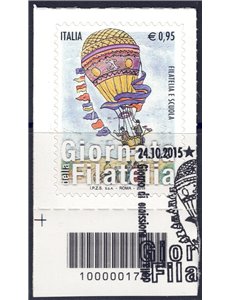 ITALY 2015 Philately Day CB 1701 used