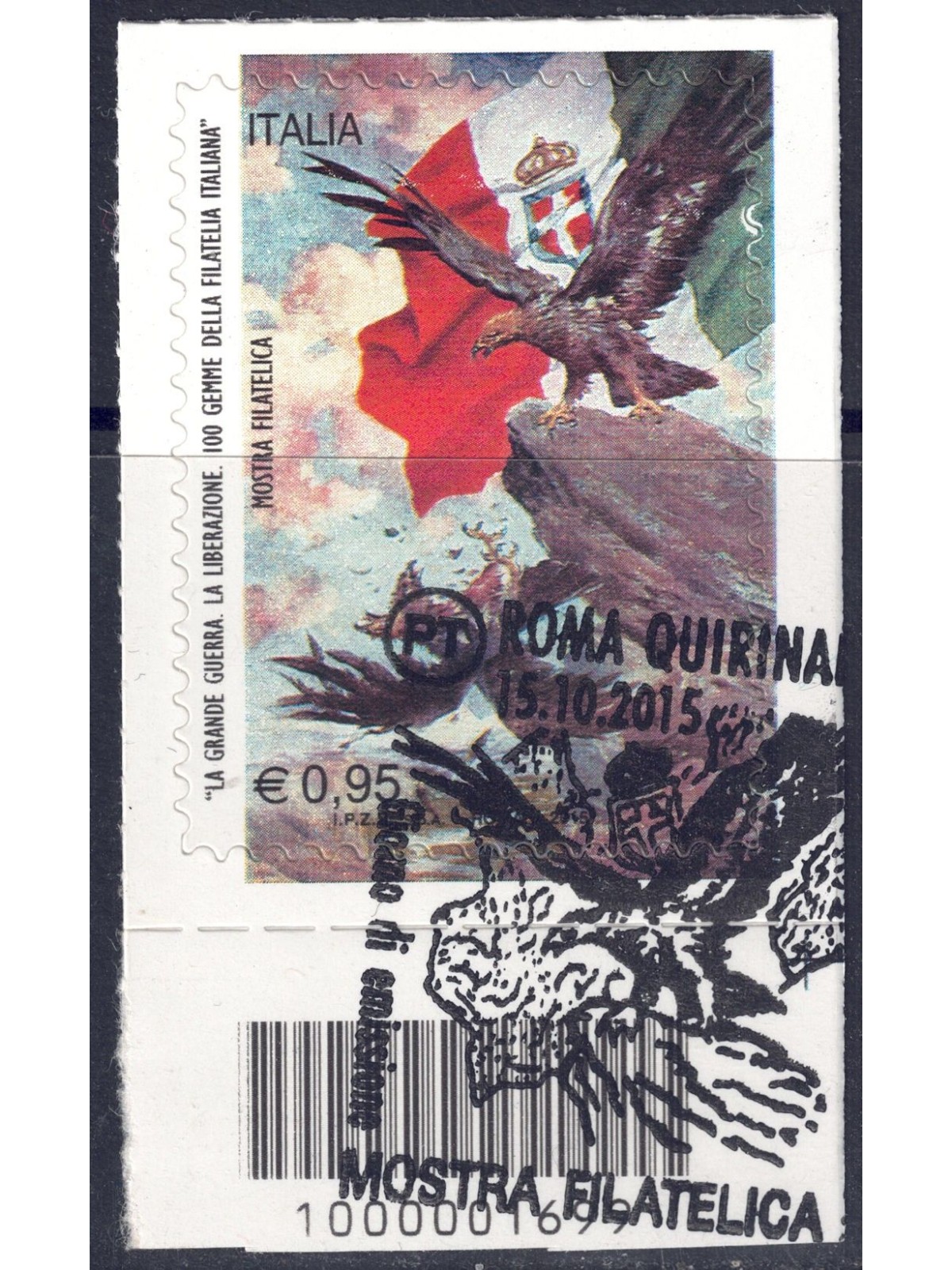 ITALY 2015 The Great War CB 1699 used
