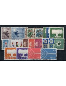 EUROPE CEPT 1957 Complete Year 18v MNH**