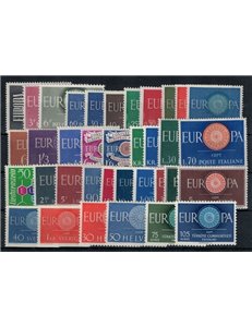 EUROPA CEPT 1960 Annata Completa 36v MNH**