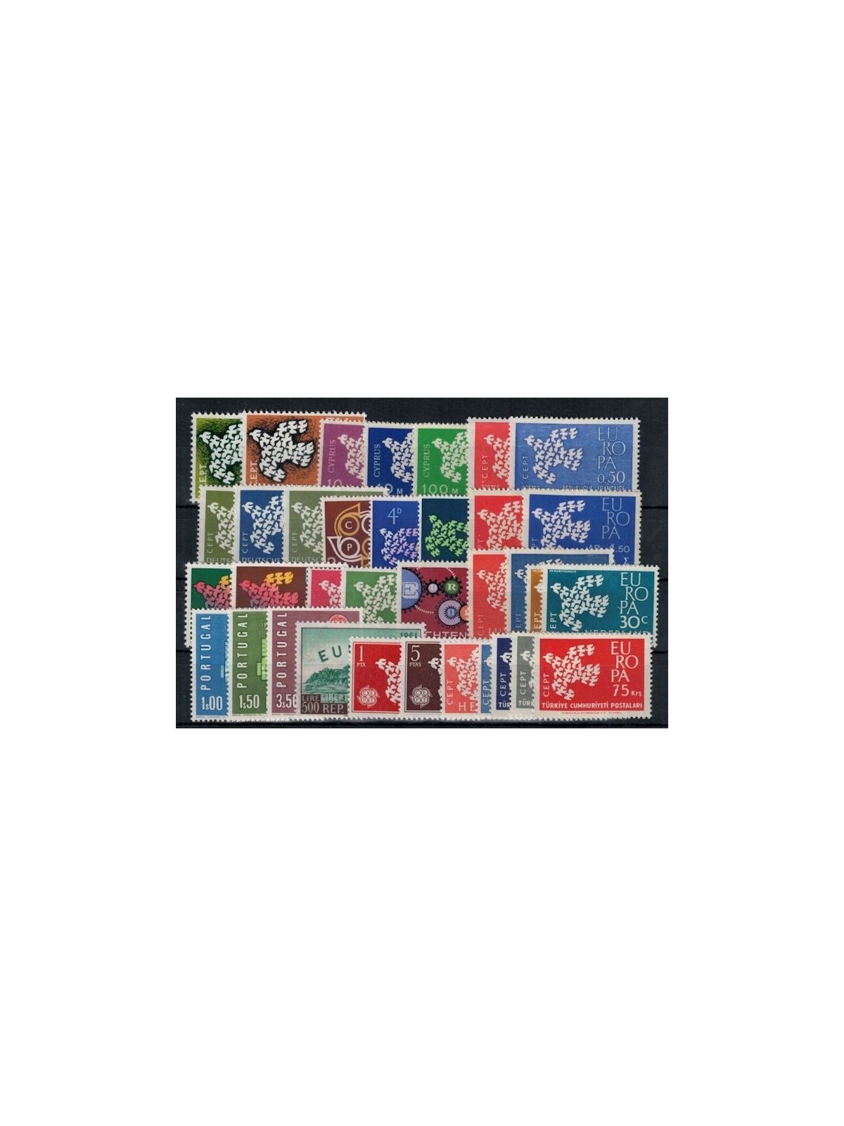 EUROPA CEPT 1961 Annata Completa 35v MNH**