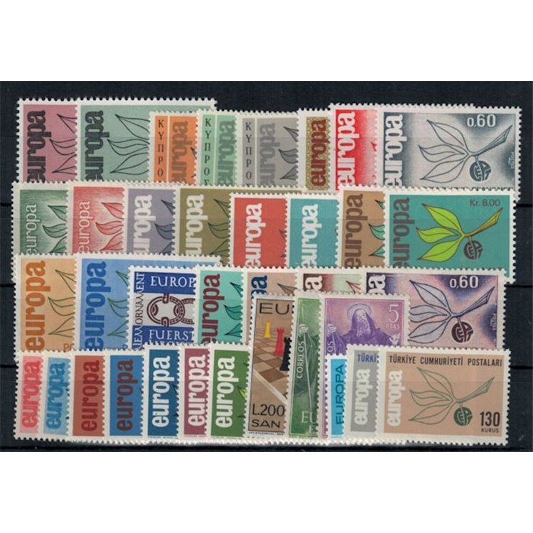 EUROPA CEPT 1965 Annata Completa 36v MNH**