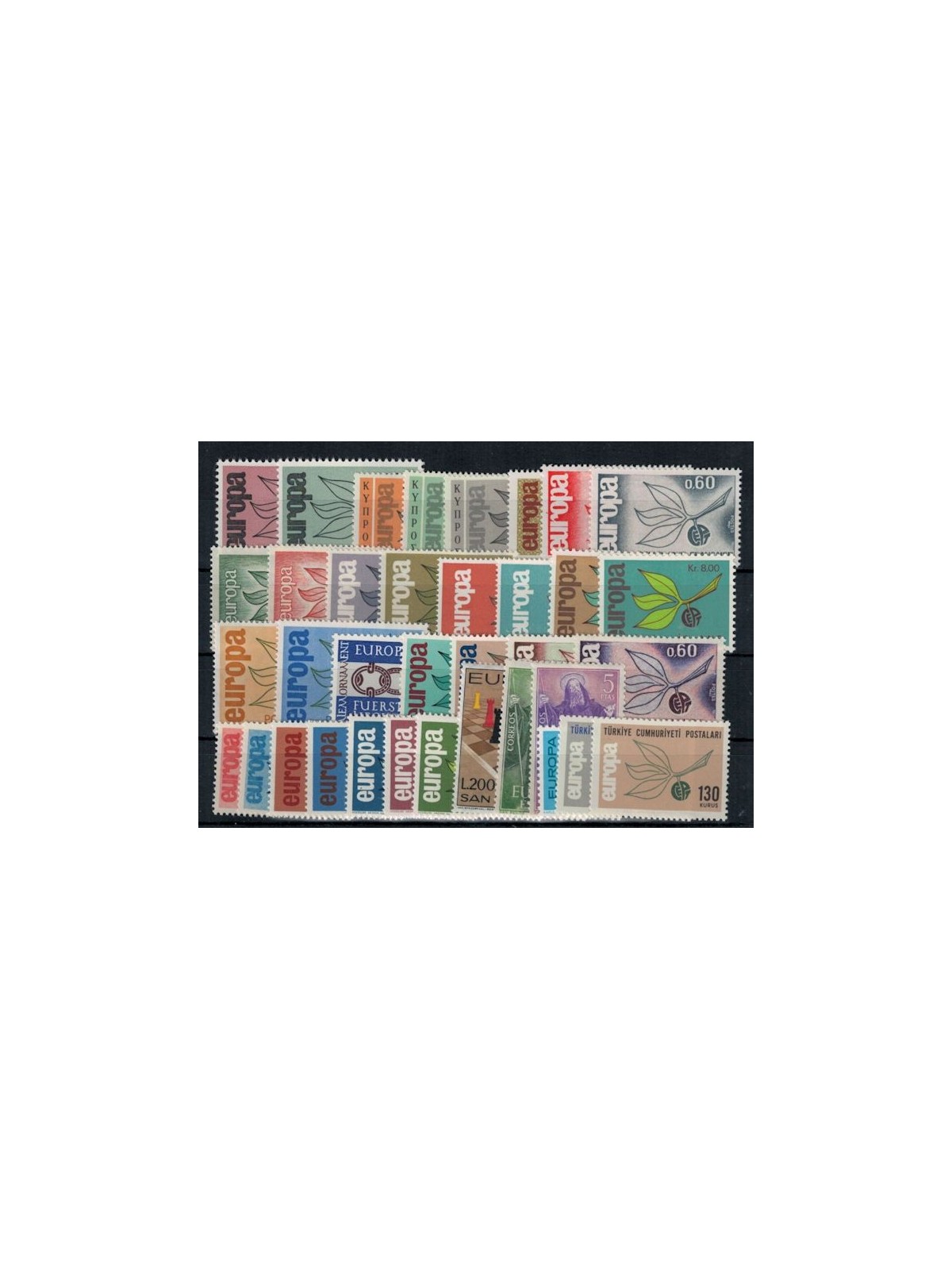 EUROPE CEPT 1965 Complete Year 36v MNH**