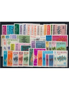 EUROPE CEPT 1972 Complete Year 46v MNH**