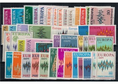 EUROPA CEPT 1972 Annata Completa 46v MNH**