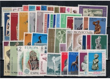 EUROPA CEPT 1974 Annata Completa 49v MNH**