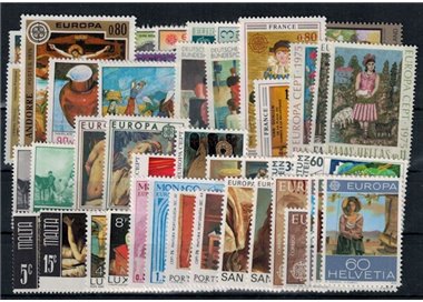EUROPE CEPT 1975 Complete Year 50v MNH**