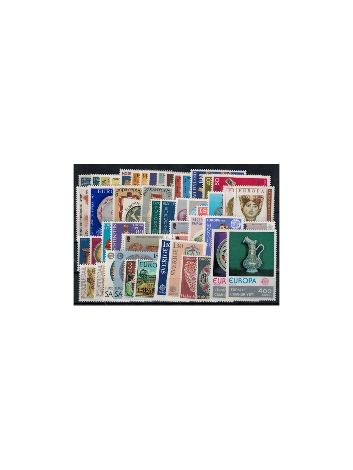 EUROPA CEPT 1976 Annata Completa 58v MNH**