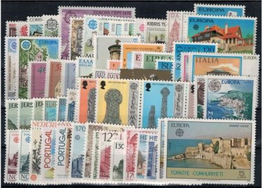 EUROPE CEPT 1978 Complete Year 65v MNH**