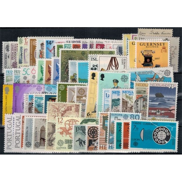 EUROPA CEPT 1979 Annata Completa 68v MNH**
