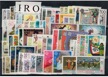EUROPA CEPT 1981 Annata Completa 69v MNH**