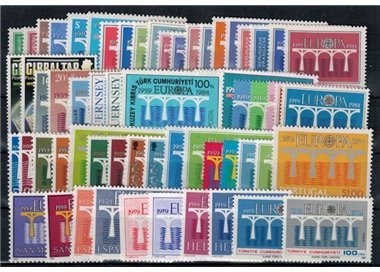 EUROPA CEPT 1984 Annata Completa 69v MNH**