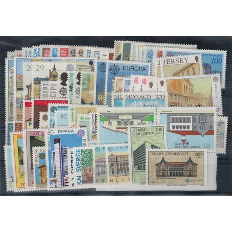 EUROPA CEPT 1990 Annata Completa 80v MNH**