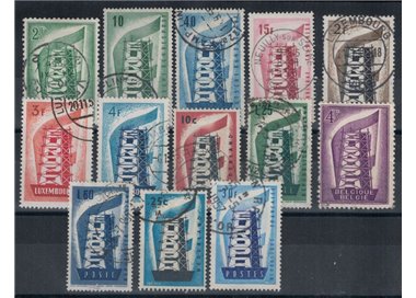 EUROPA CEPT 1956 Annata Completa 13v us