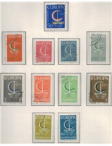 EUROPA CEPT 1966 Annata Completa 37v us