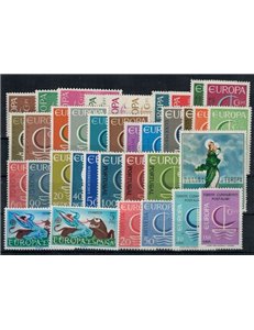EUROPA CEPT 1966 Annata Completa 37v MNH**