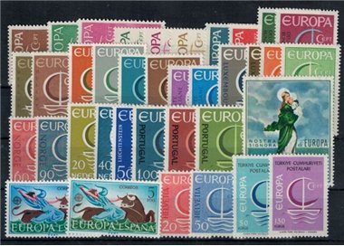 EUROPA CEPT 1966 Annata Completa 37v MNH**