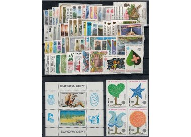 EUROPA CEPT 1986 Complete Vintage 75v + 1 s/s MNH**