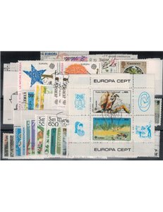 EUROPA CEPT 1986 Complete Vintage 75v + 1 s/s us