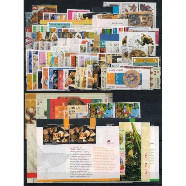 EUROPA CEPT 2005 Complete Year 118v + 18 s/s MNH**