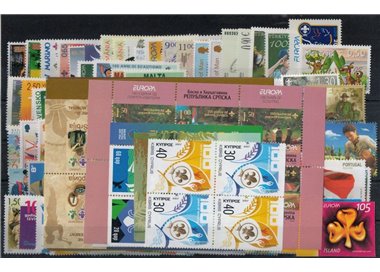 EUROPA CEPT 2007 Annata Completa 134v + 9 BF MNH**