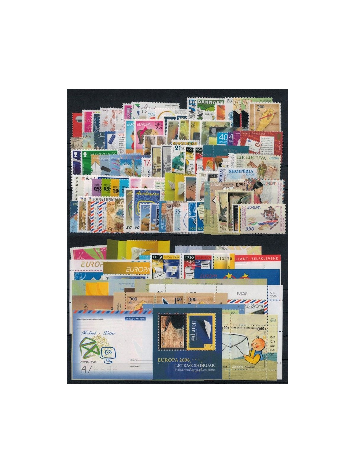EUROPA CEPT 2008 Complete Year 137v + 15 s/s MNH**