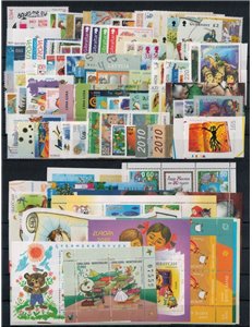 EUROPA CEPT 2010 Complete Year 133v + 18 sheets MNH**