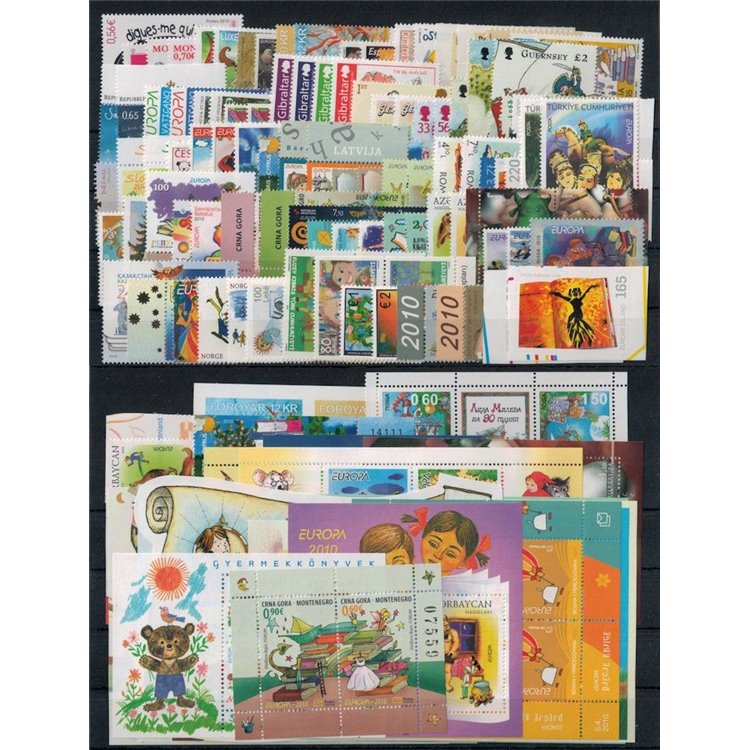 EUROPA CEPT 2010 Complete Year 133v + 18 sheets MNH**