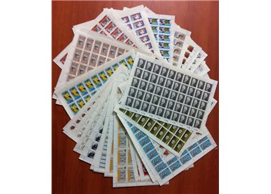 GERMANY FRG 1983 Complete year of full sheets 35v MNH**