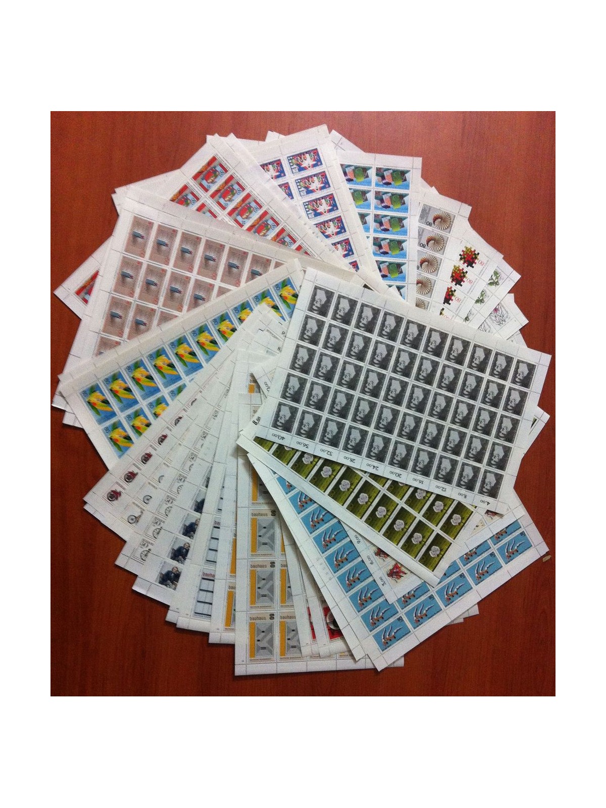GERMANY FRG 1983 Complete year of full sheets 35v MNH**