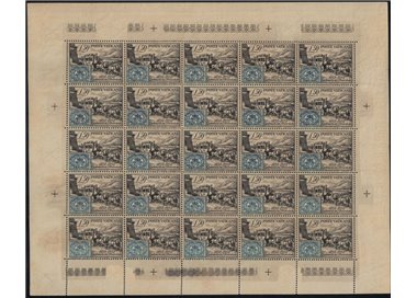 VATICAN 1952 Centenary of the postage stamp, Full Sheet MNH**