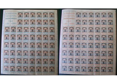 ITALY 1962 Second Vatican Ecumenical Council 2 full sheets MNH**