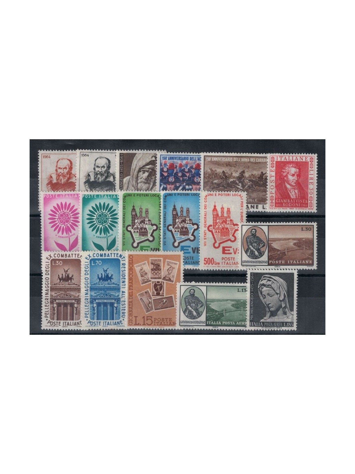 ITALY 1964 Complete Year 17 Full Sheets MNH**