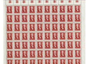 ITALY 1964 Giambattista Bodoni 1 full sheet MNH**