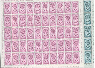 ITALIA 1964 Europa 2 fogli interi MNH**