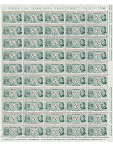 ITALIA 1965 Centenario UIT 1 foglio intero MNH**