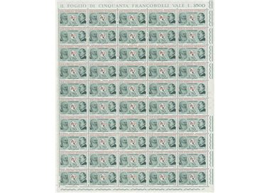 ITALIA 1965 Centenario UIT 1 foglio intero MNH**