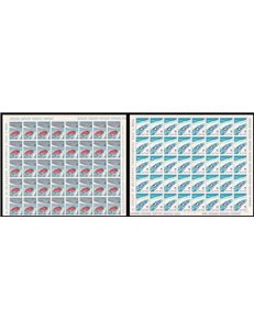 ITALY 1966 World Bobsleigh Championships 2 full sheets MNH**