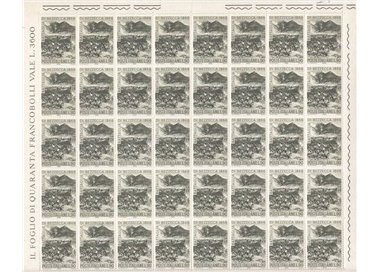 ITALY 1966 Battle of Bezzecca 1 full sheet MNH**
