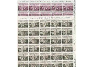 ITALIA 1967 Trattati di Roma 2 fogli interi MNH**