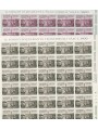 ITALIA 1967 Trattati di Roma 2 fogli interi MNH**