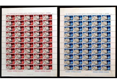 ITALY 1967 Postal code 2 full sheets MNH**