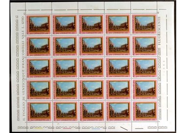 ITALY 1968 Bicentenary Canaletto 1 full sheet MNH**