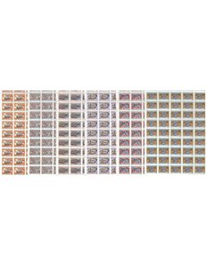 ITALY 1968 Anniversary of Victory 6 full sheets MNH**
